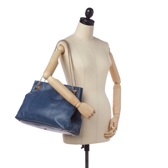 Valentino Leather Tote Bag - Picture 7 of 8